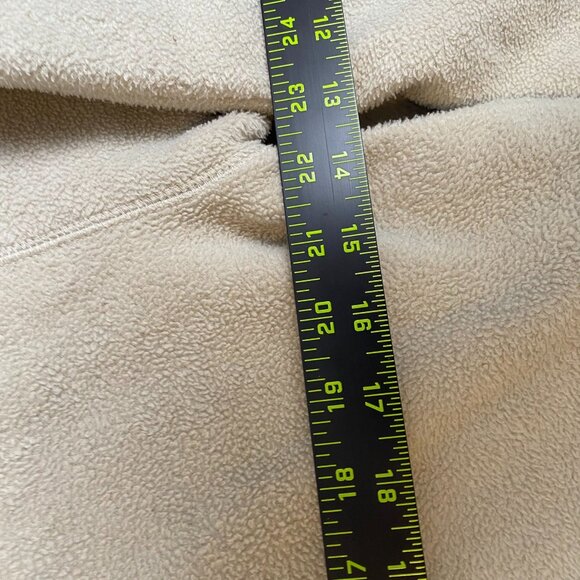 Old Navy Women's Sweatshirt M Beige 1/4 Zip Fleece Pullover 100% Polyester Soft - Picture 4 of 8